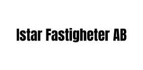 Text reading 'Istar Fastigheter AB' in white on a black background.