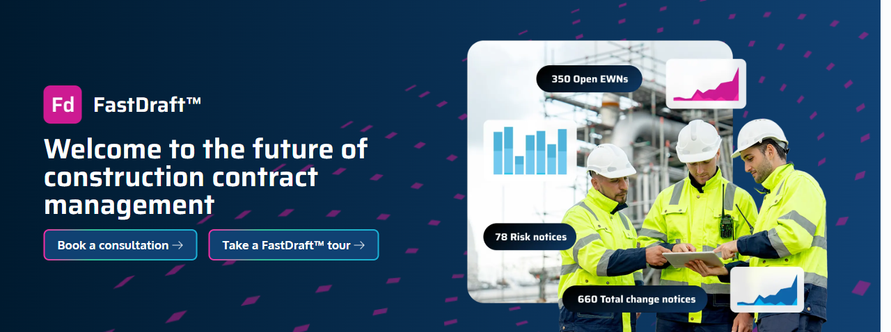 FastDraft construction contract management by Built Intelligence