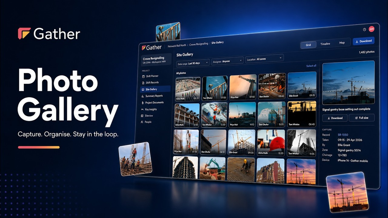 Site photo gallery video cover