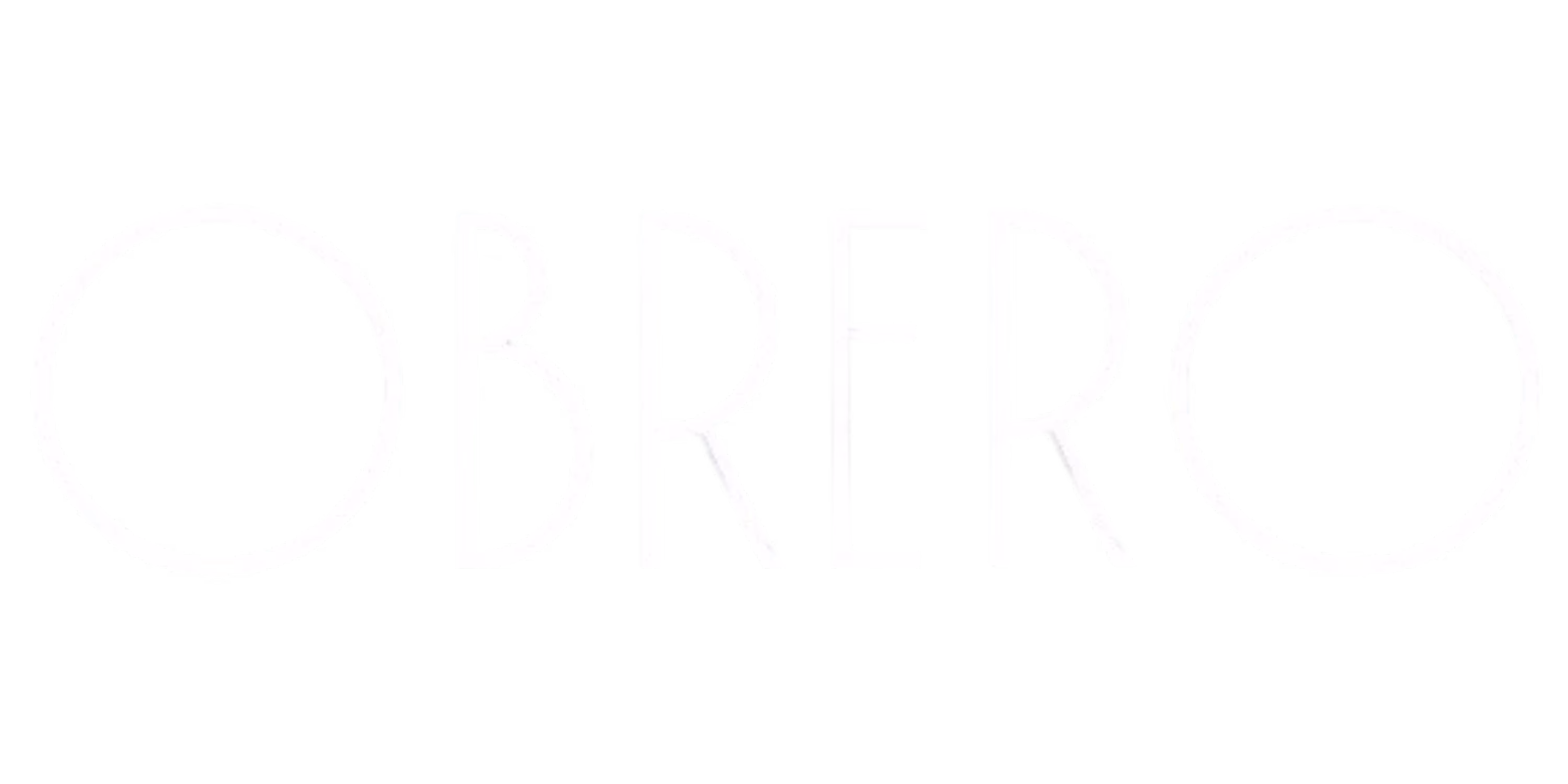 Logo text reading 'OBRERO' in a thin, stylized white font on a transparent background.