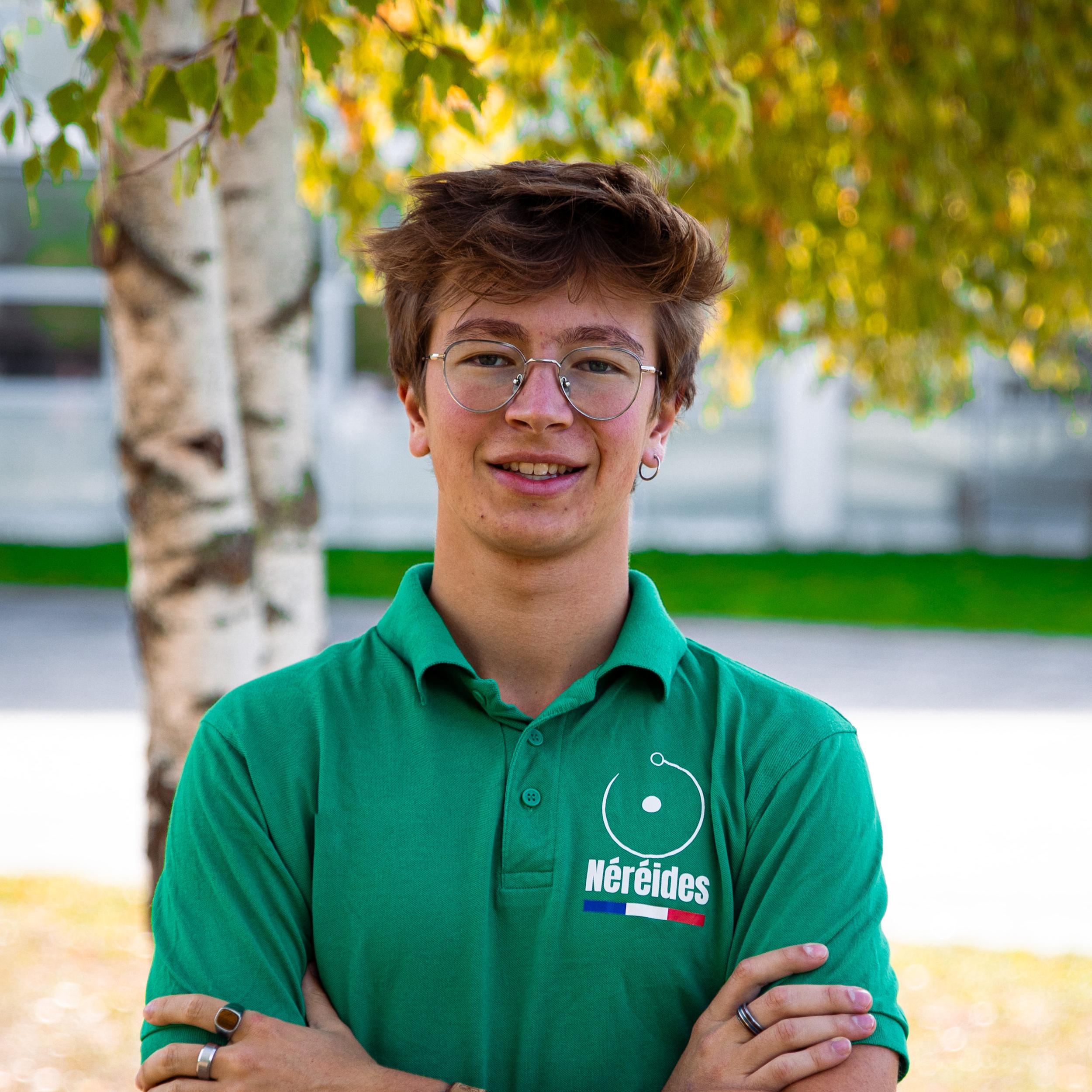 Photo de Mahis Lallement , étudiant UTT et ancien responsable du pôle énergie