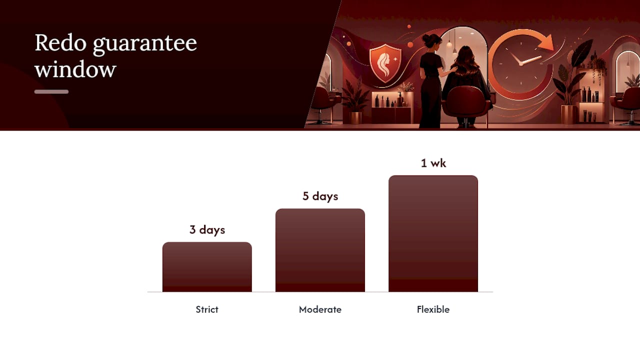 Diagram comparing salon policy enforcement styles