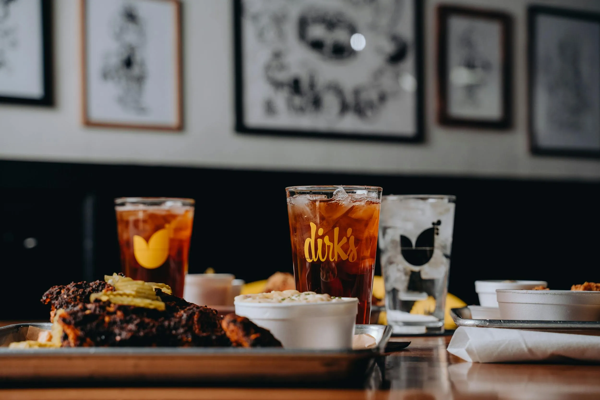 Dirk’s Signature Chicken & Bar, a chicken restaurant and bar in downtown Lubbock, Texas