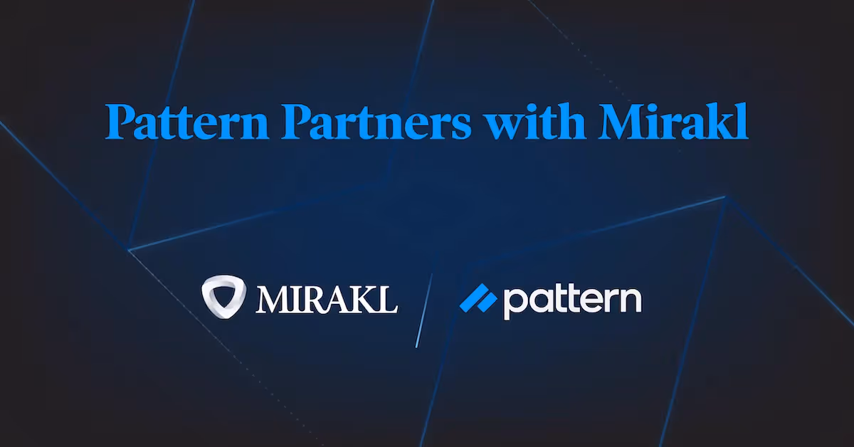 Mirakl And Pattern Partner To Accelerate Brands On Hundreds Of Marketplaces