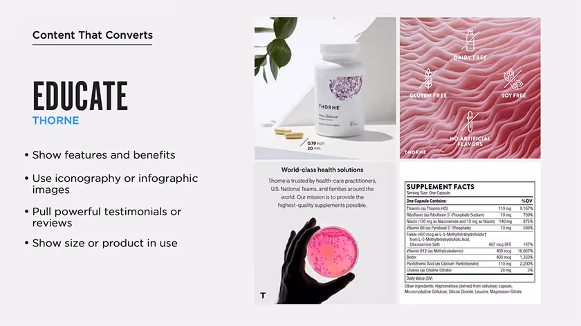 content that converts thorne