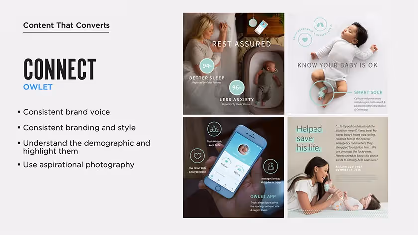 content that converts owlet