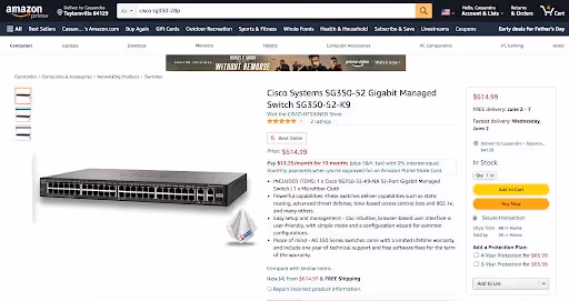 cisco system on Amazon