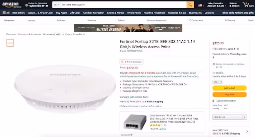 wireless amazon example