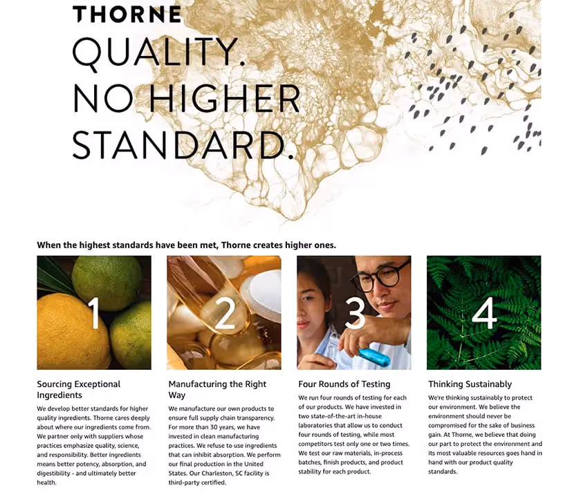 Thorne quality example