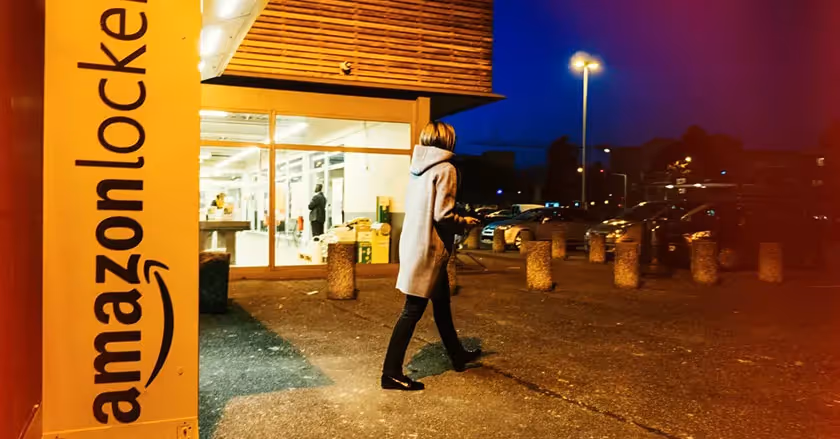 Amazon locker outside