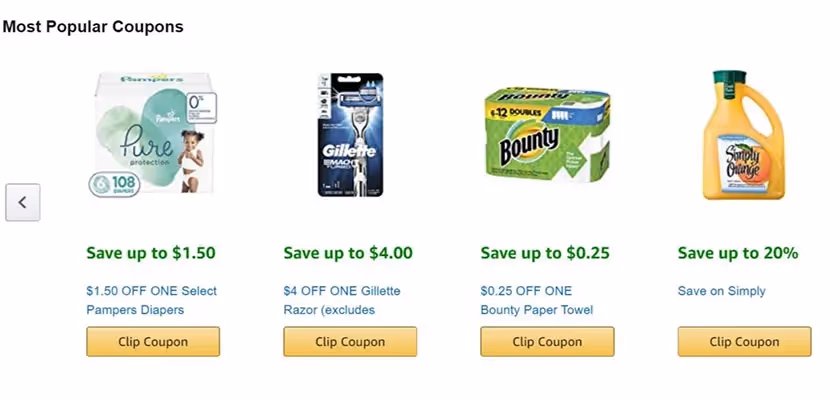 most popular coupons