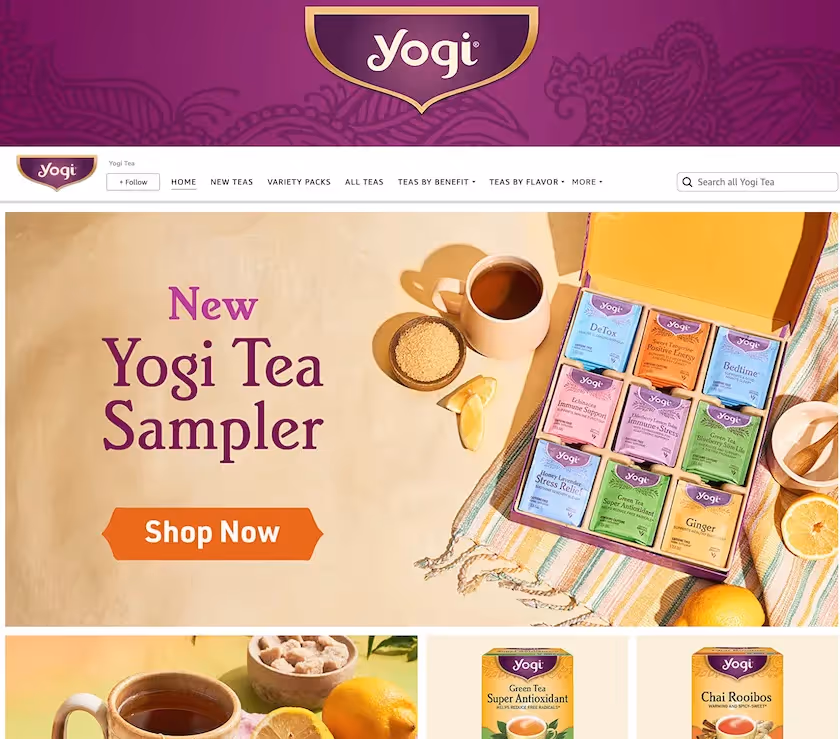 Yogi amazon storefront