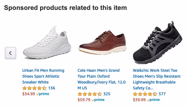 sponsored products related to shoes