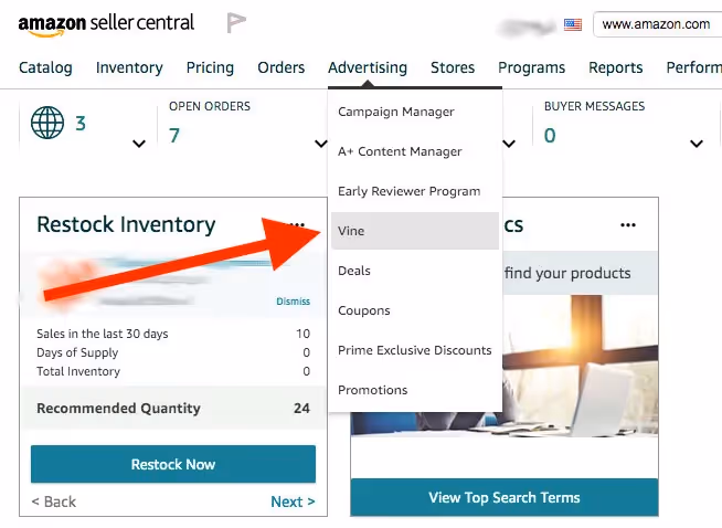 amazon seller central advertising