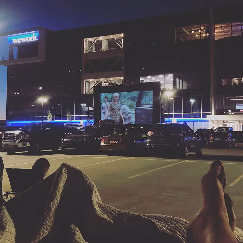 pattern outdoor movie celebration
