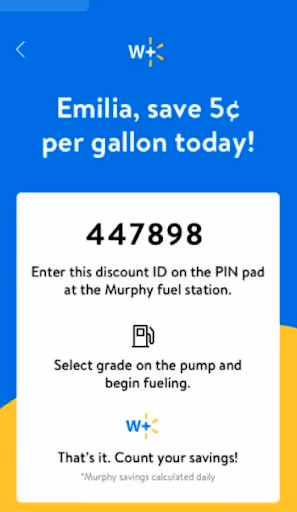 Gas Discount At A Murphy Station