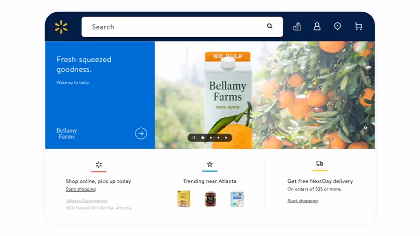 Walmart On Site Display Ad