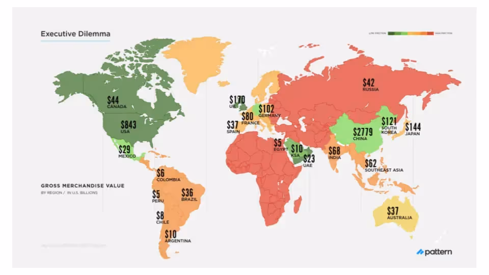 executive dilemma world map