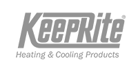 Logo de la marque Keeprite pour les produits de chauffage et de climatisation.