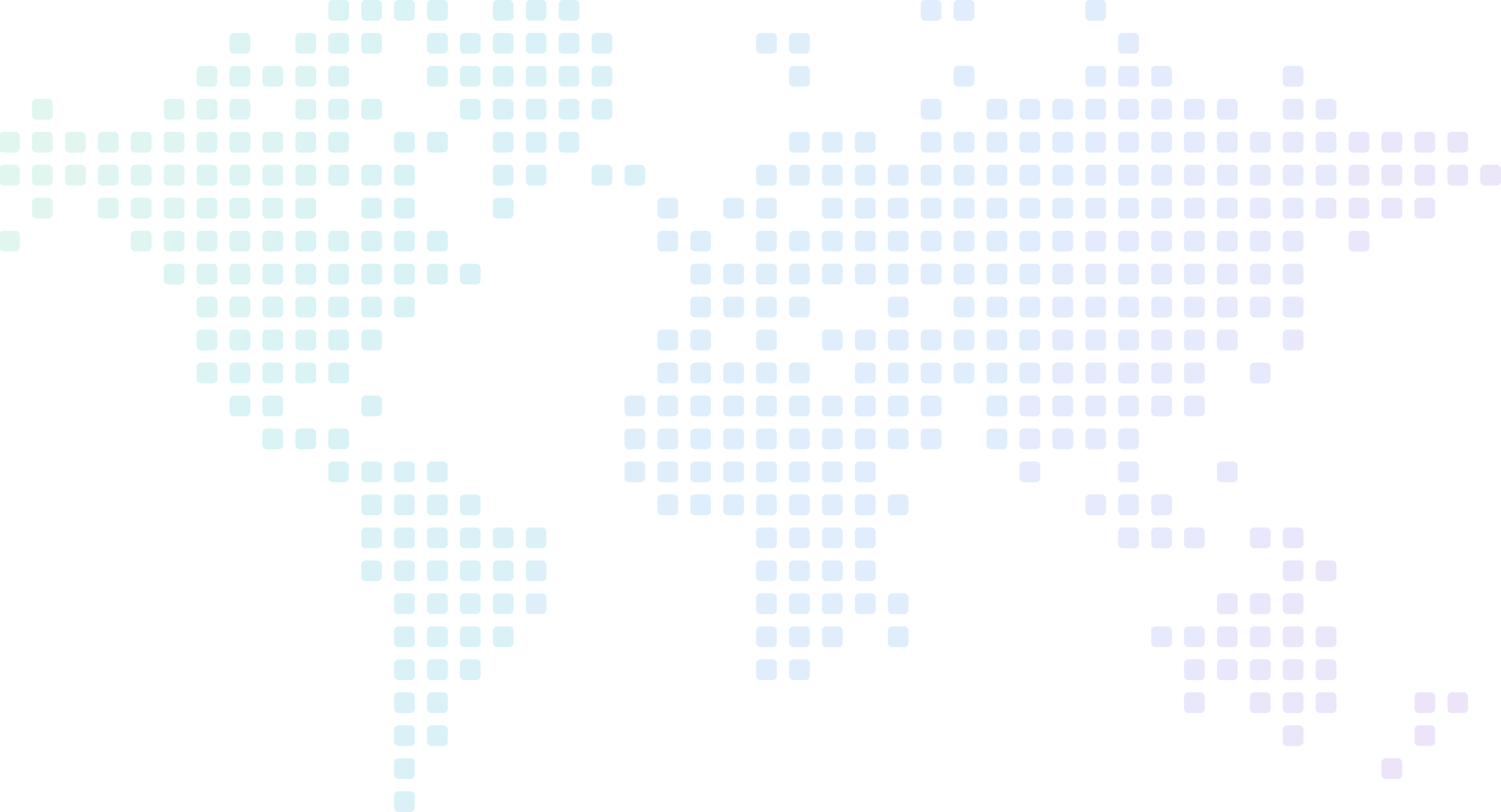 A map of the world with a black background.