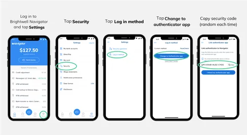 Three iphones with different settings and numbers on them.