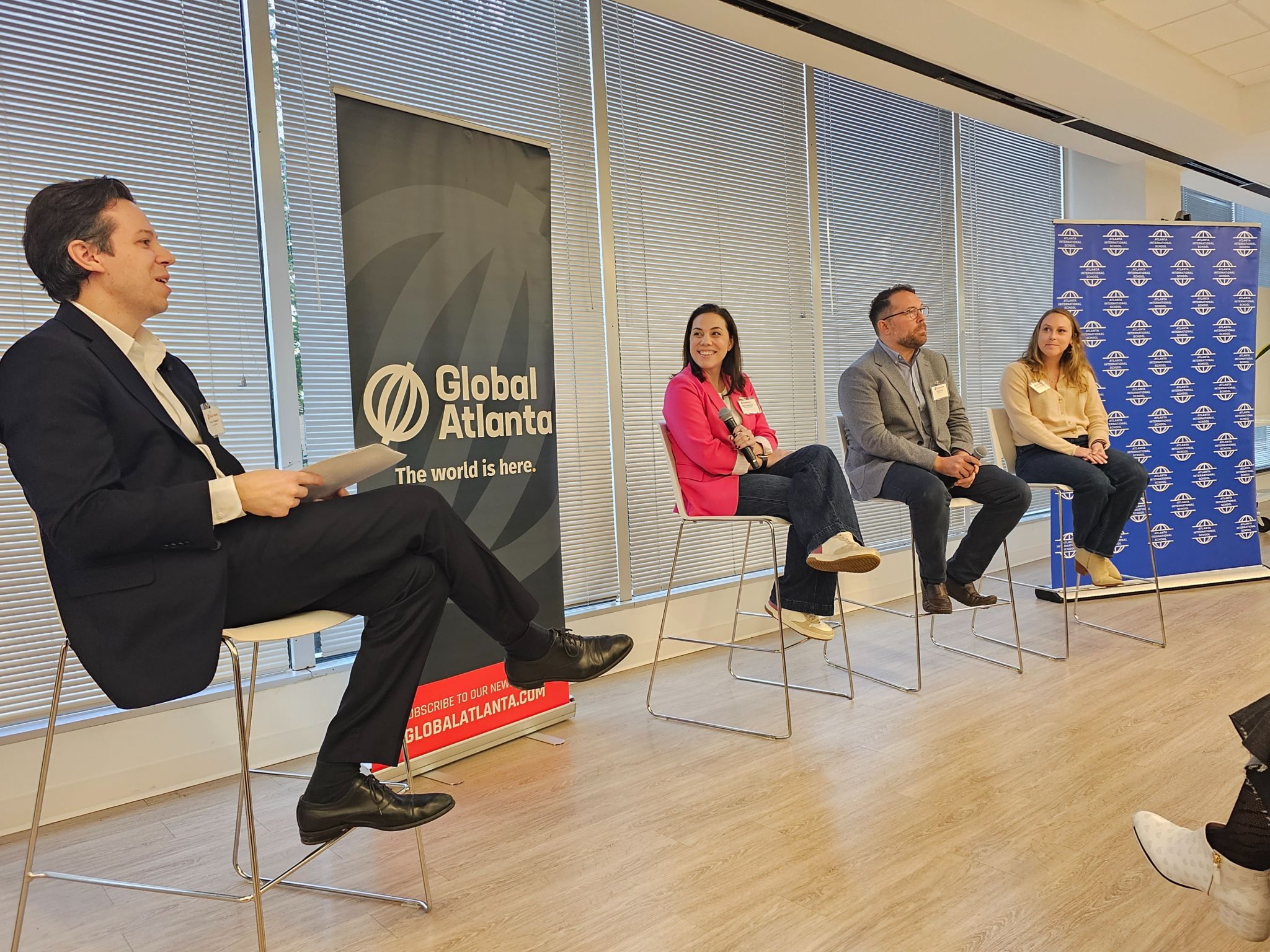 Jessica Starobinets speaks on the Local Innovators panel at ATL Solutions Summit.