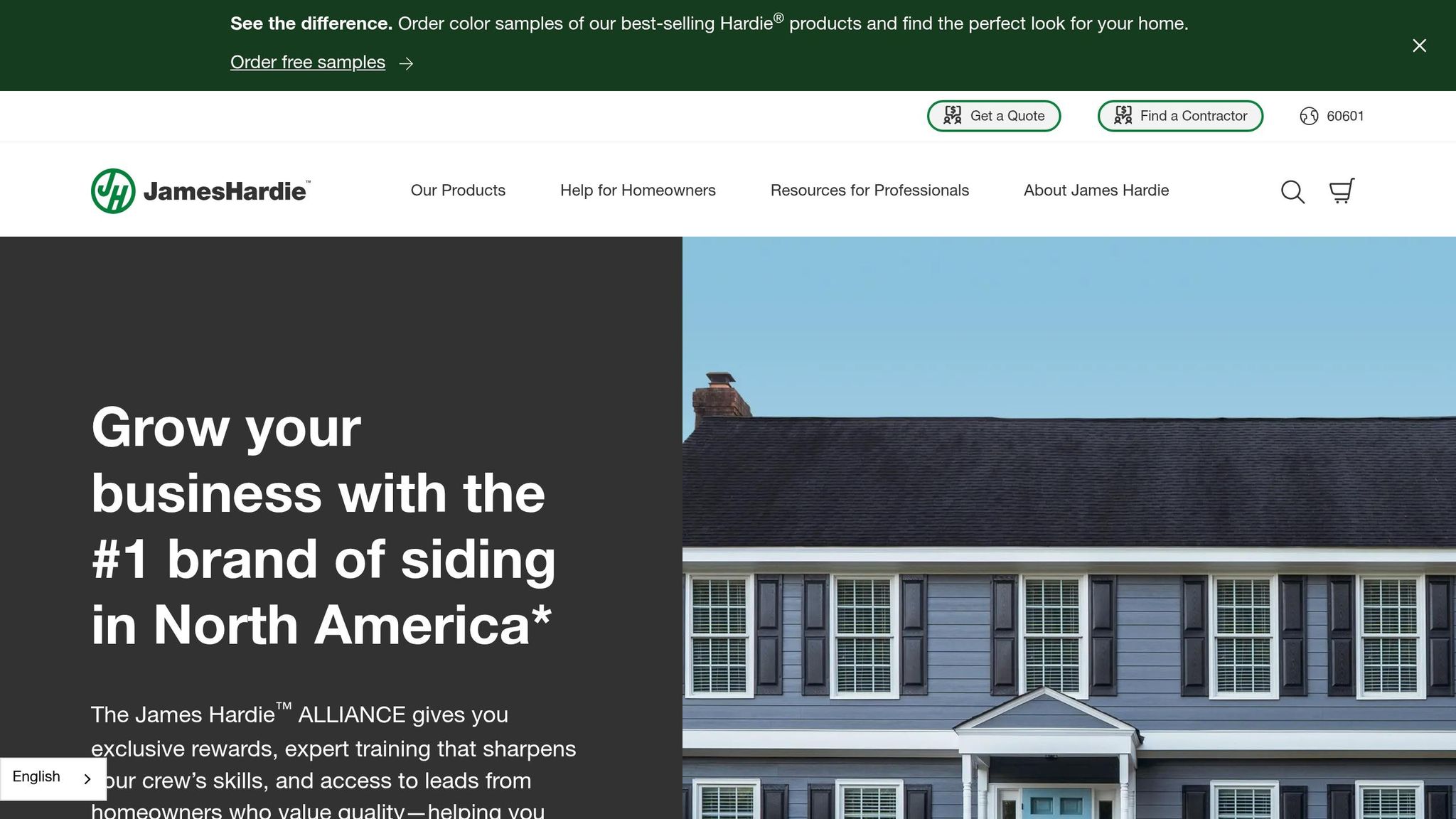 James Hardie Contractor Alliance Program