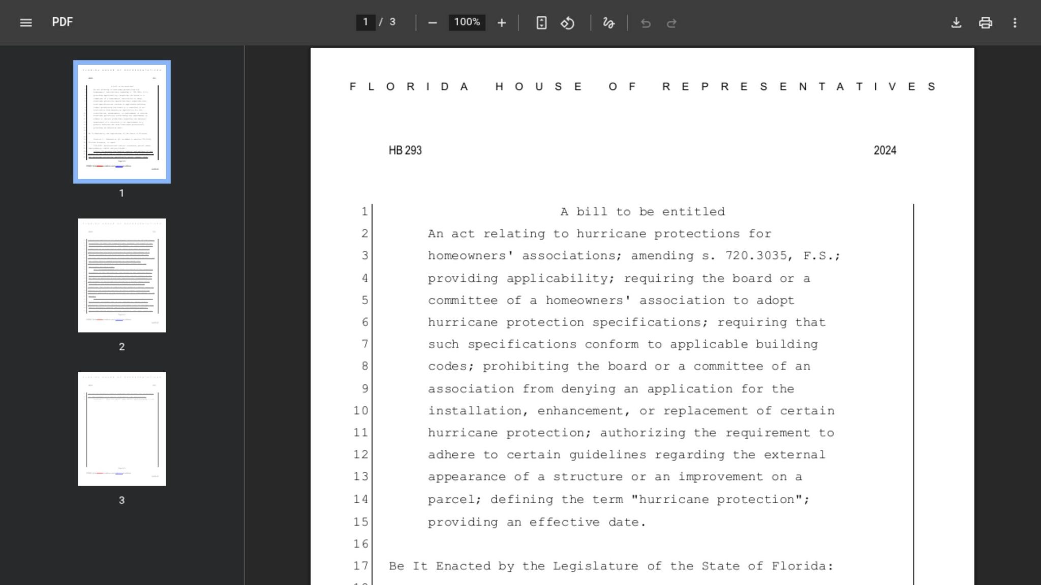 HB 293