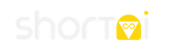 Texto de logo con la palabra shortai y un ícono de cubo amarillo con diamante.