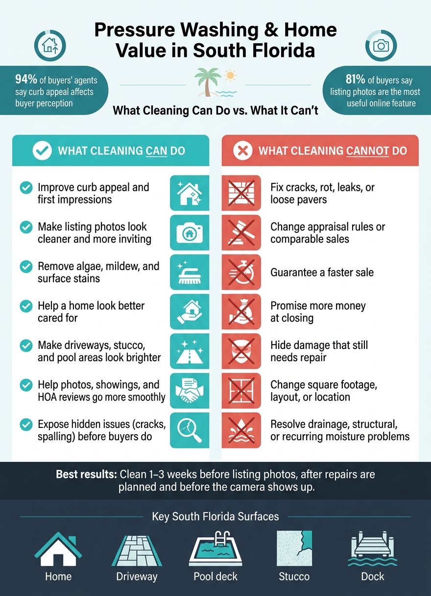 What Pressure Washing Can vs. Cannot Do for Your Home's Value
