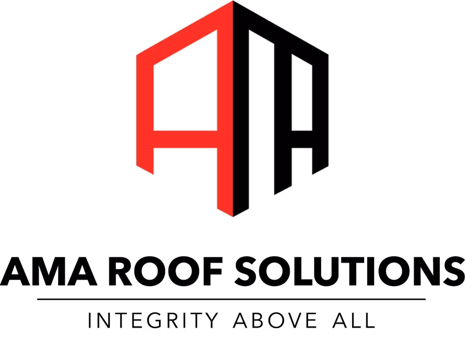 Stylized red letter A with the text AMA written vertically in black to the right.