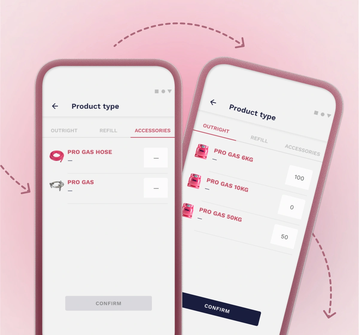 CIRCL Go supply chain app — order screen used in warehouse operations