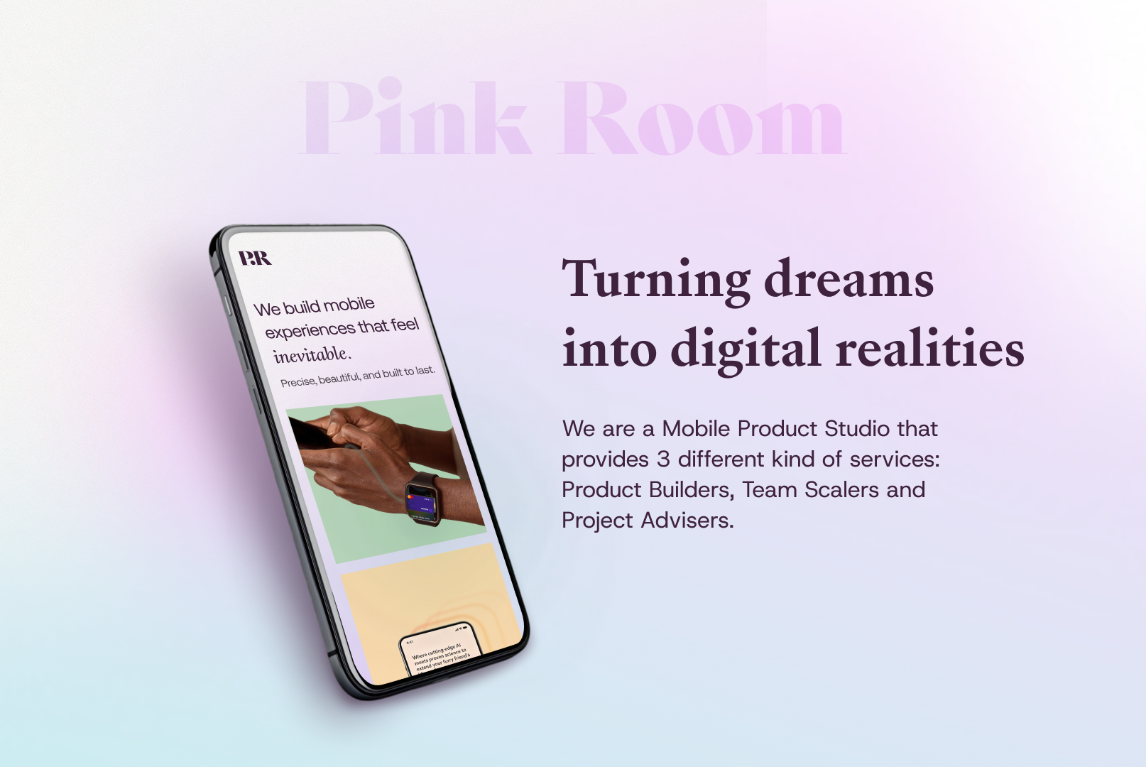 The Pink Room Way — turning product ideas into mobile apps, cover art