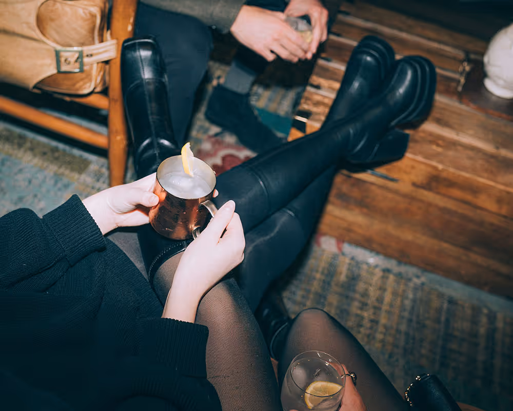 people enjoying a gin party