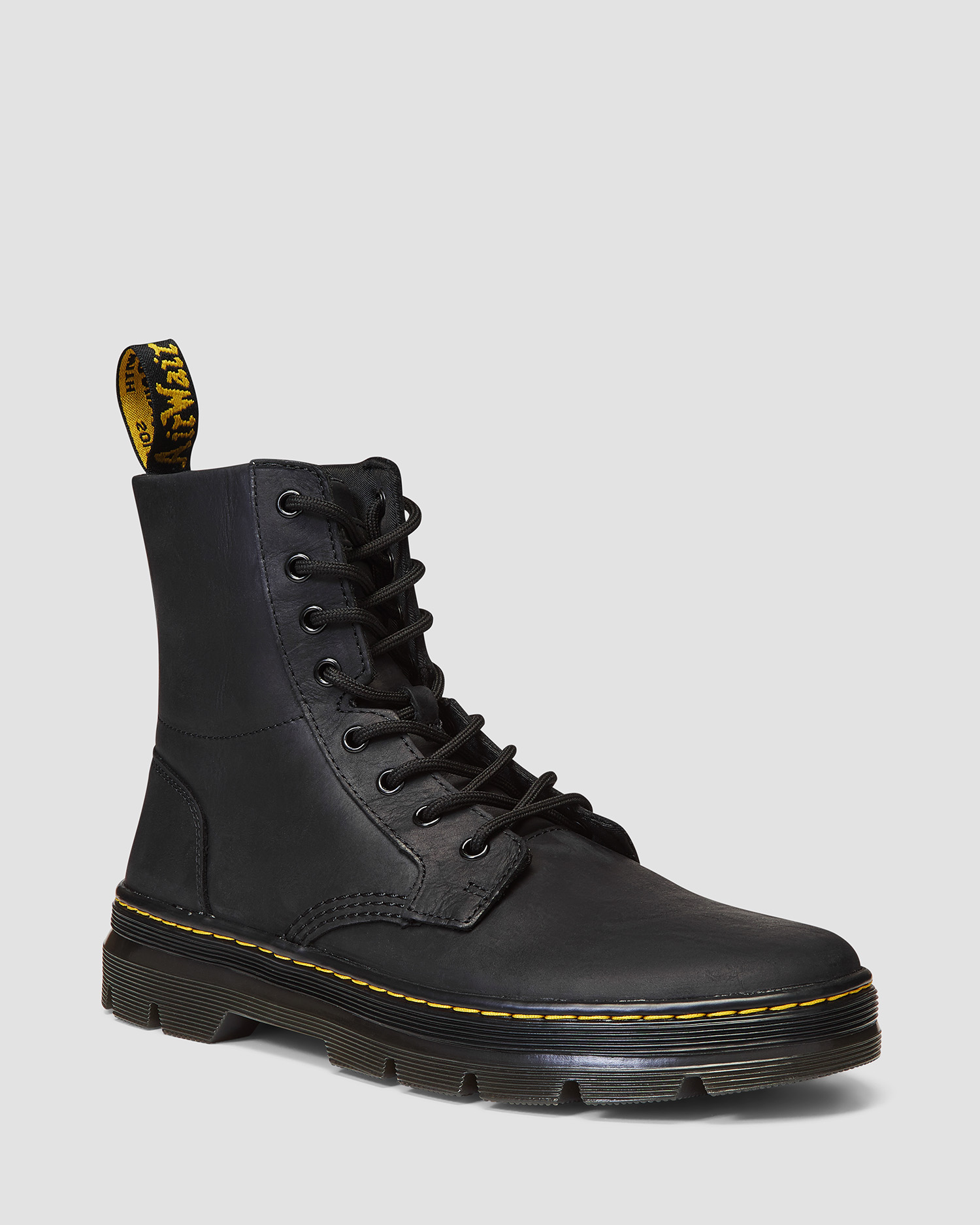 Black Dr Martens boot - professional footwear photography Brooklyn studio