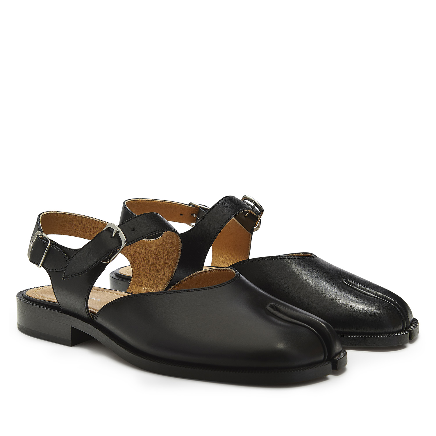 Maison Margiela black oxford - side profile view