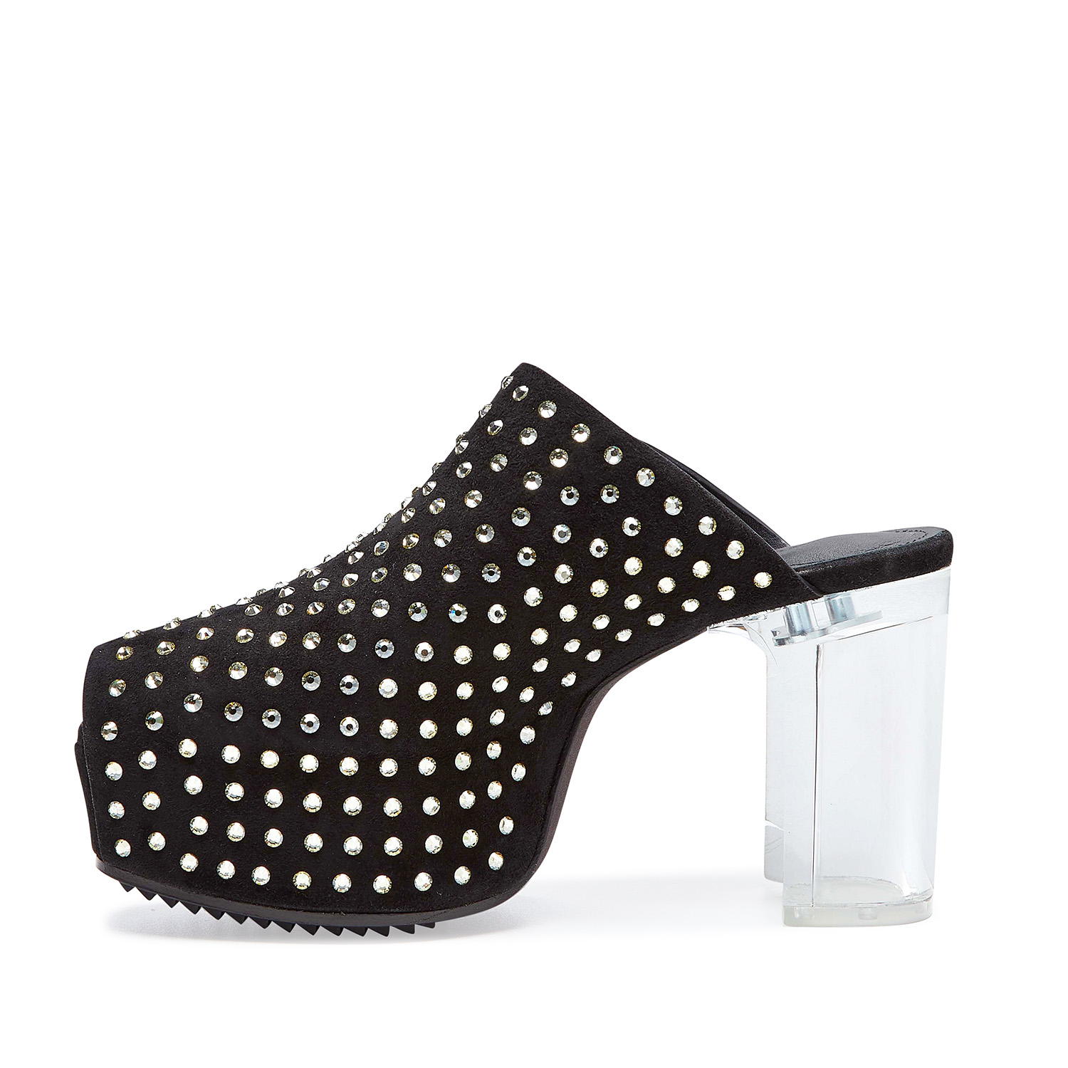 Black studded Rick Owens boot - hero angle