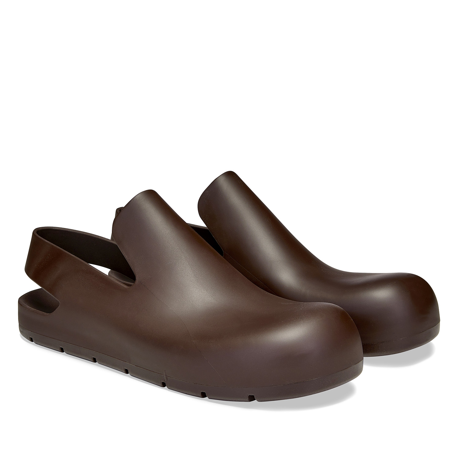Brown Bottega Veneta clogs - pair view