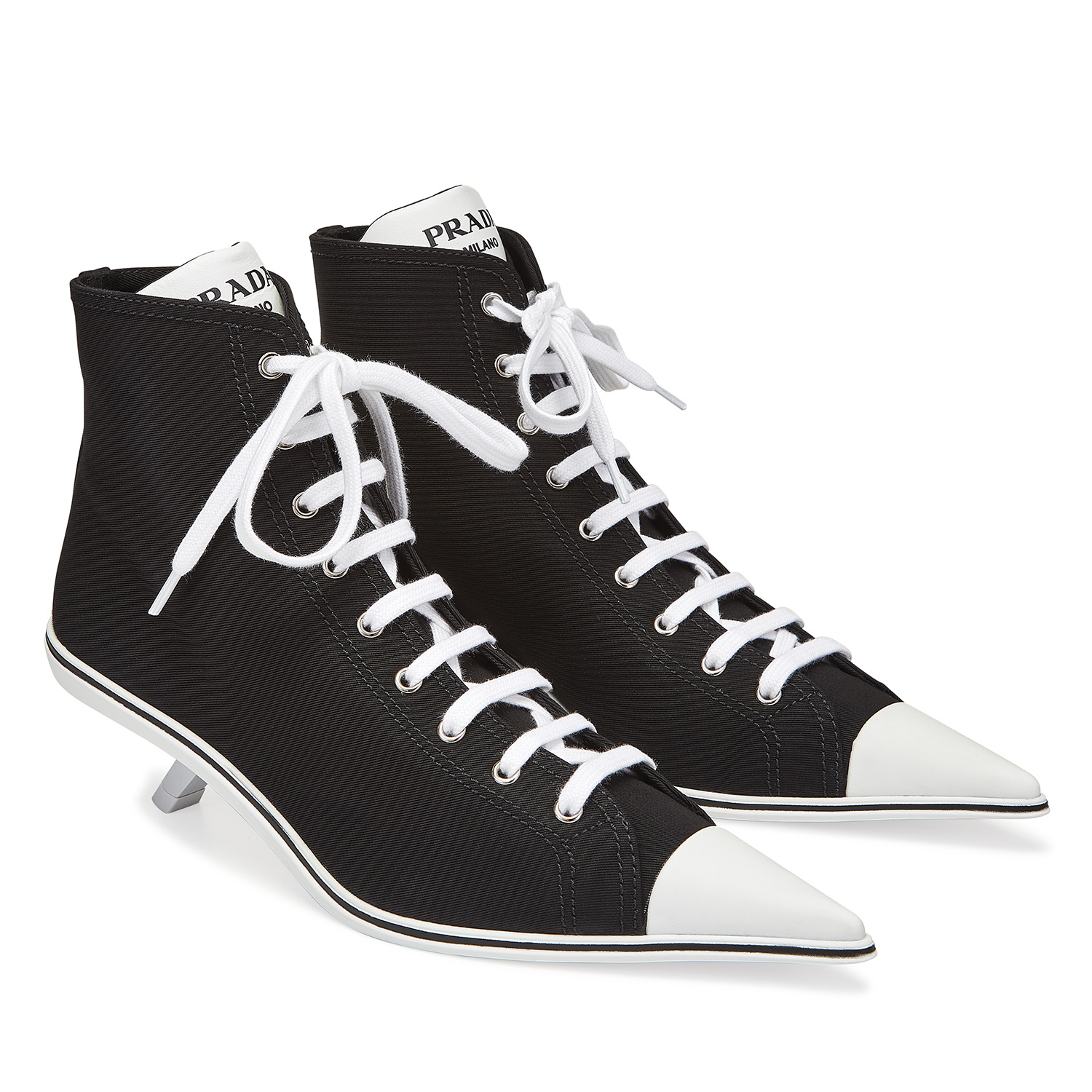 Black Prada x Converse pump - pair view