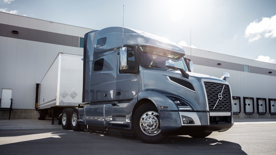 Semi truck on highway