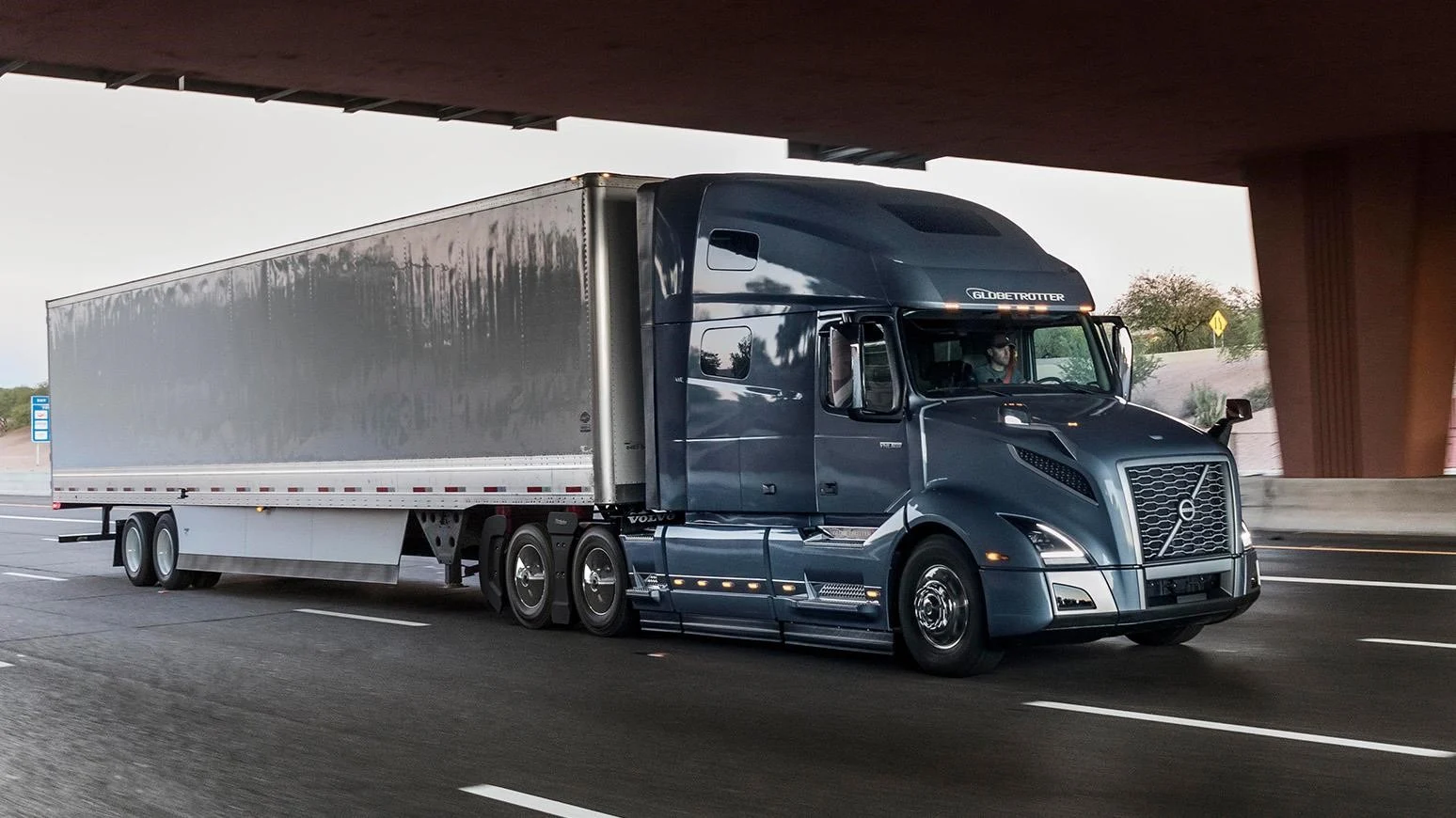 Semi truck freight service