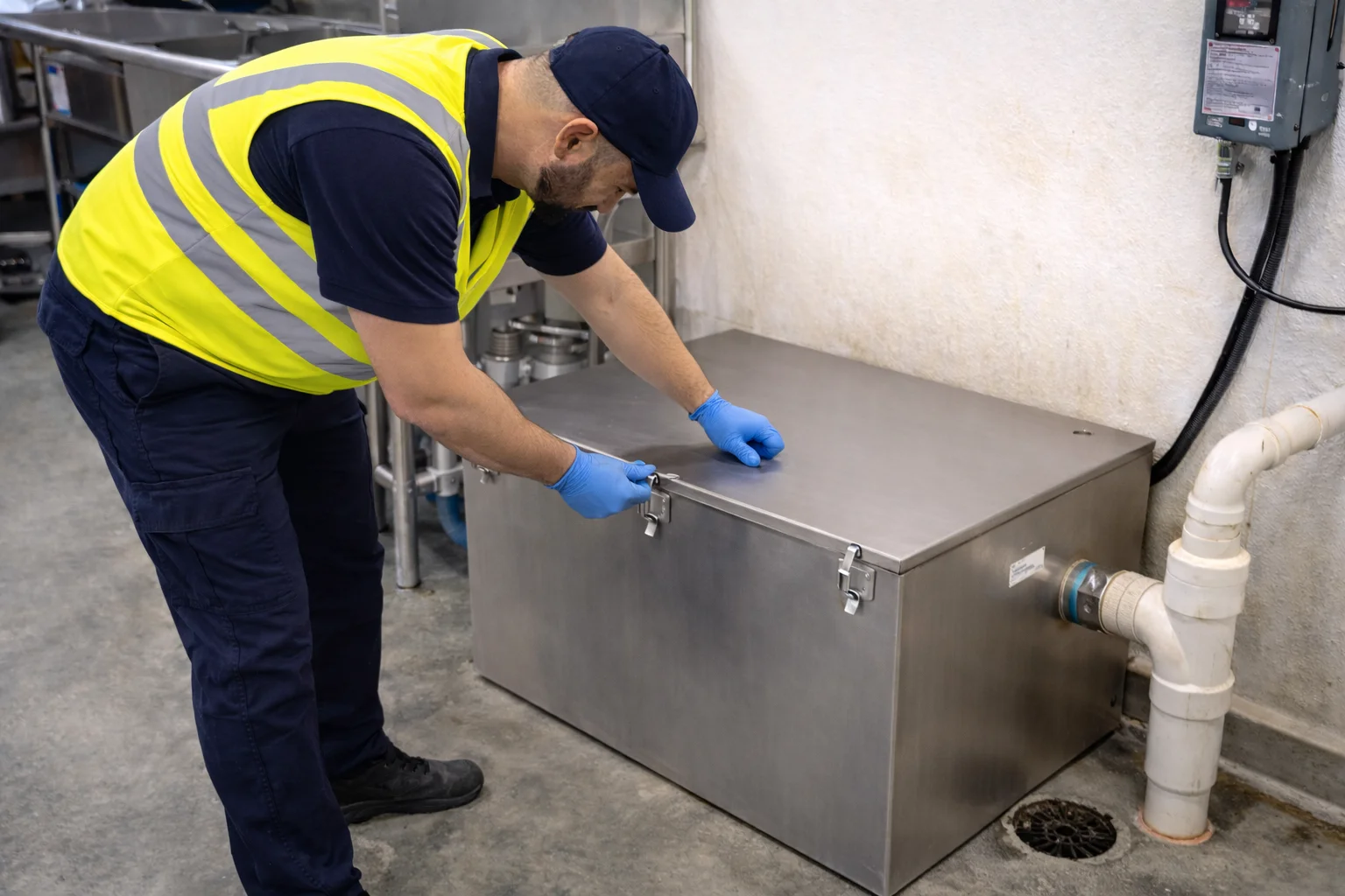 Grease trap cleaning service