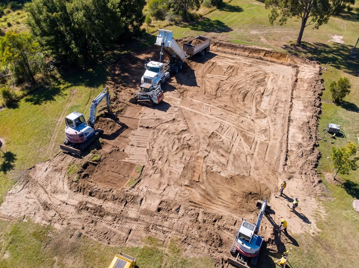 Turnkey sports court construction in Tampa, Florida with professional surfacing and drainage system