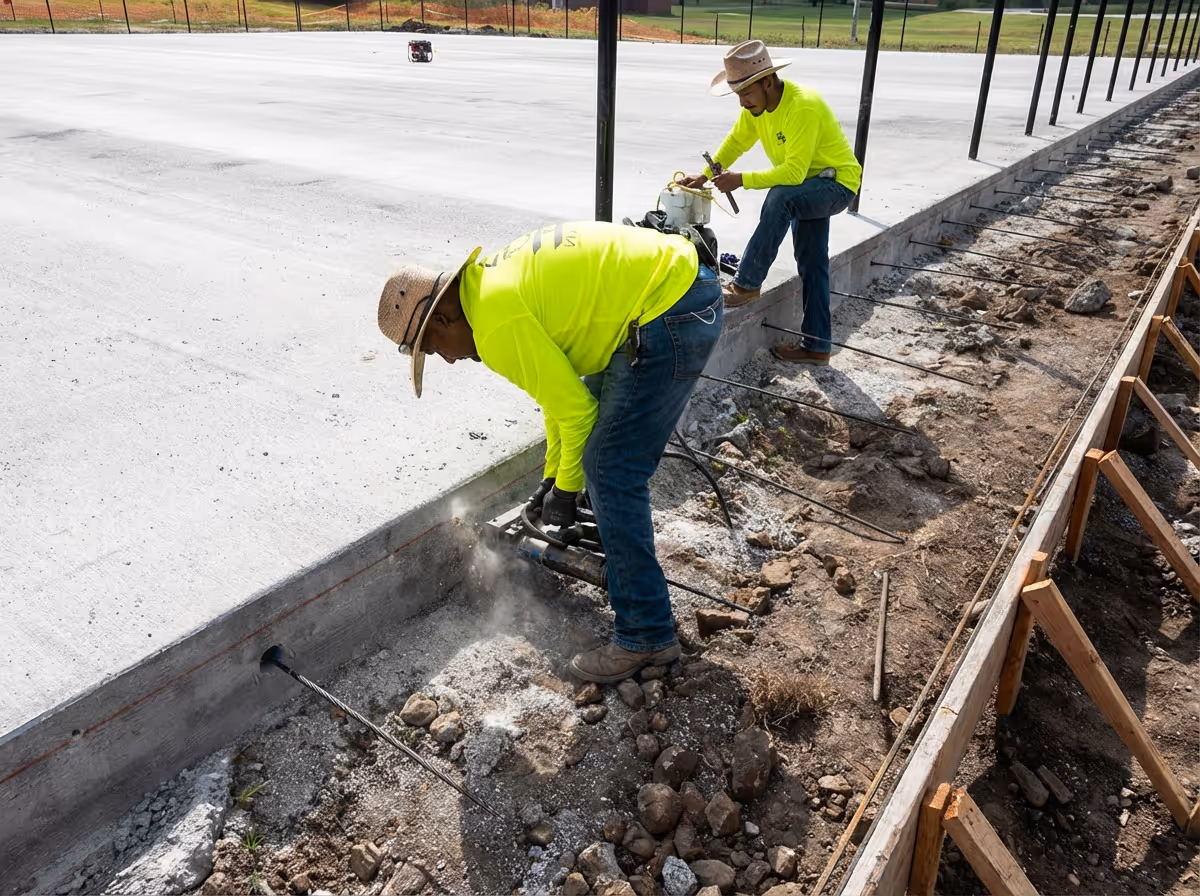 Turnkey sports court construction in Tampa, Florida with professional surfacing and drainage system