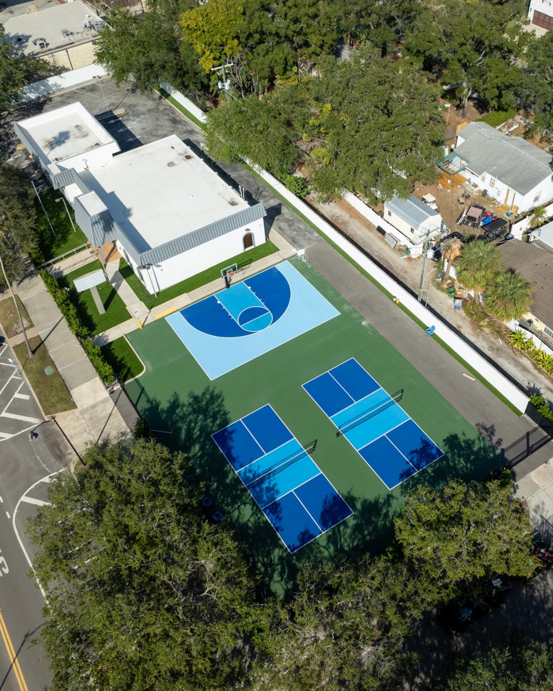 Multi-sport courts built by Courtforge in Florida