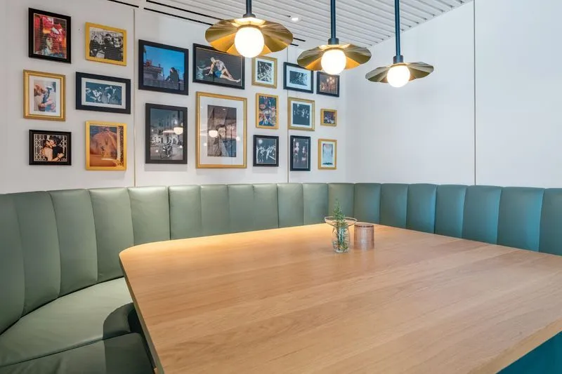 curated gallery wall on cruise