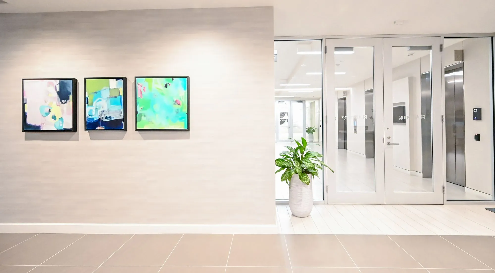 kell broderick art piece in office