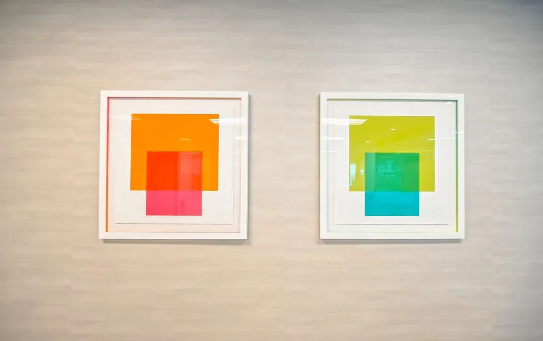 liz roache art on wall