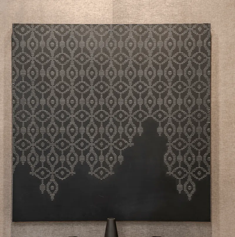 elegant black art on canvas