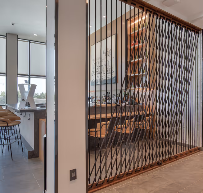 fiber art installation in ac hotel austin